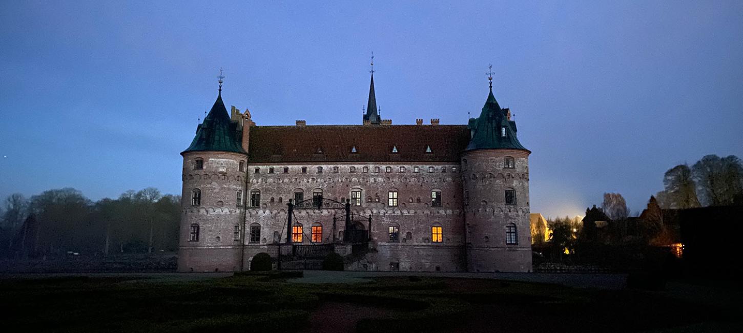 Schloss Egeskov im Winter