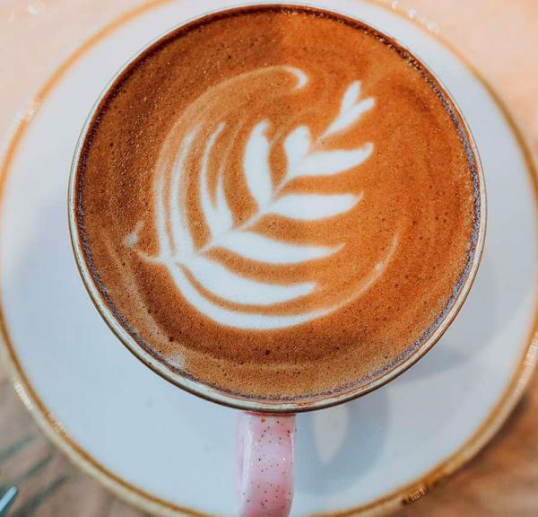 Latte art på Cafe Deilig