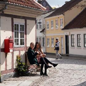 Julie & Emra in the old town