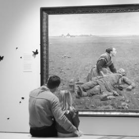 Far og datter på Brandts SH